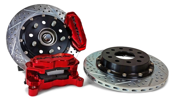 11.625" Front SS4+ Deep Stage Drag Race Brake System - Red